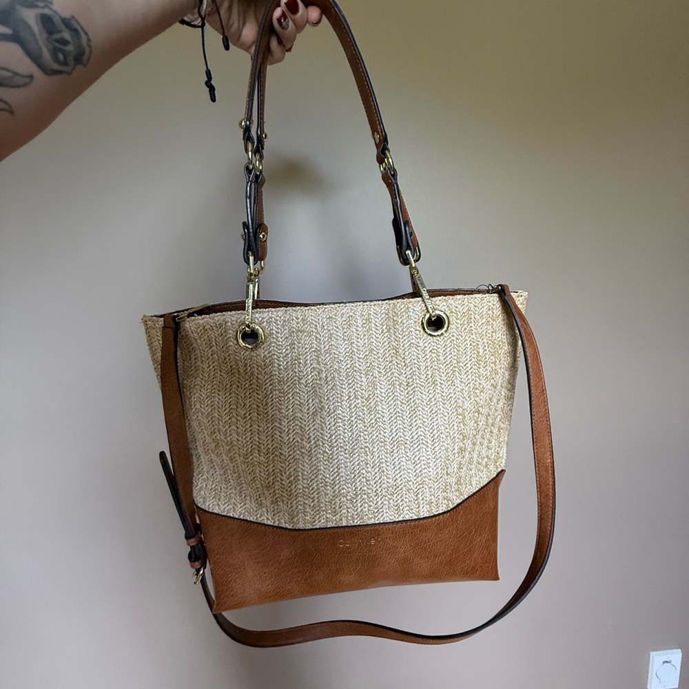 NWOT Calvin Klein Sonoma Straw Tote Bag - Picture 7 of 7